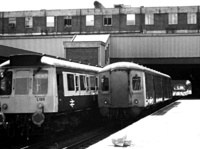 Class 128 DMU at Ealing Broadway