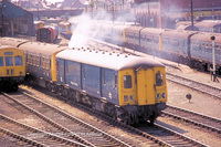 Class 128 DMU at Chester depot