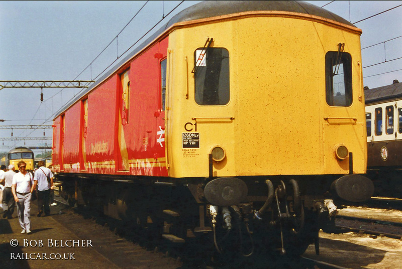 Class 128 DMU at Bescot depot