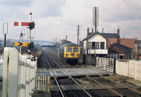 Class 129 DMU at Gobowen