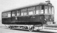 Ac cars railbus at an unknown location