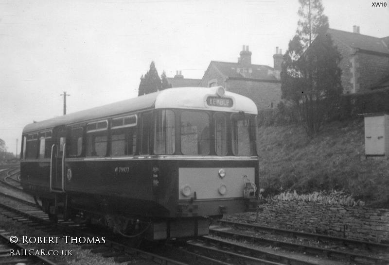 Ac cars railbus at Kemble