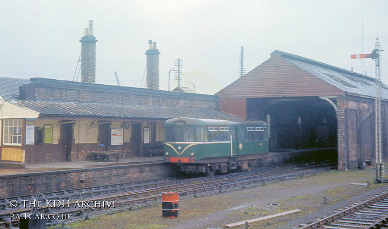 Ac cars railbus at Grangemouth