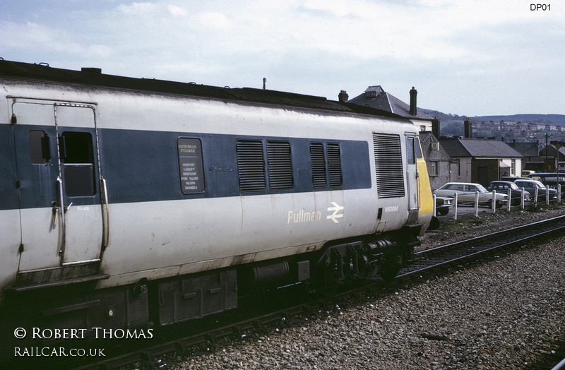 Blue pullman at Neath