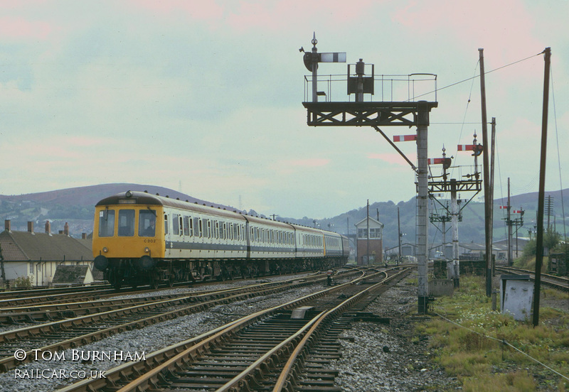 Class 116 DMU at Aber Branch Junction