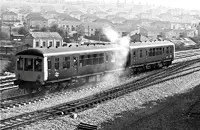 Class 100 DMU at Barrow Hill