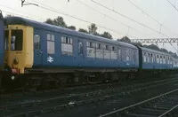 Class 100 DMU at Crewe Carriage Sidings