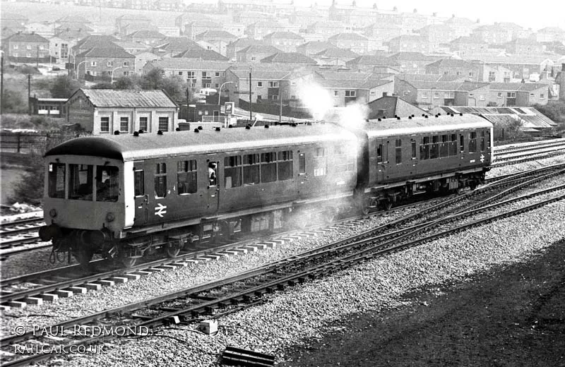 Class 100 DMU at Barrow Hill