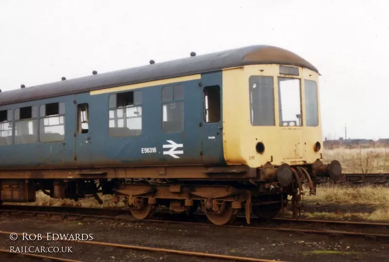 Class 100 DMU at March depot