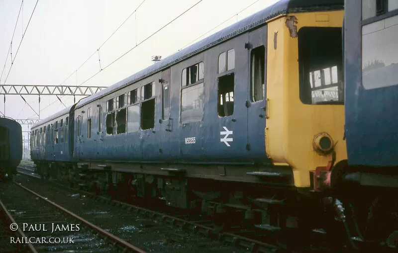 Class 100 DMU at Crewe Carriage Sidings