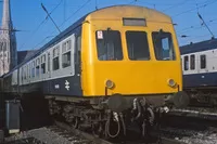 Class 101 DMU at Croft Street Sidings, Preston