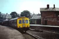 Class 101 DMU at Bishop Auckland