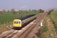 Class 101 DMU at between Fairwood Junction and Westbury station