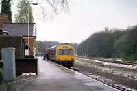 Class 101 DMU at Dore and Totley