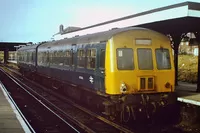 Class 101 DMU at Birkenhead North