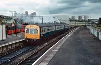 Class 101 DMU at Springburn