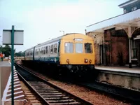 Class 101 DMU at Saxmundham