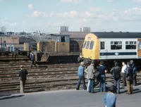 Class 101 DMU at Ravenscraig