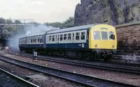 Class 101 DMU at Princes Street Gardens