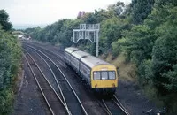 Class 101 DMU at Dalmeny