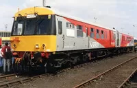 Class 101 DMU at Old Oak Common depot