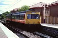 Class 101 DMU at Whifflet