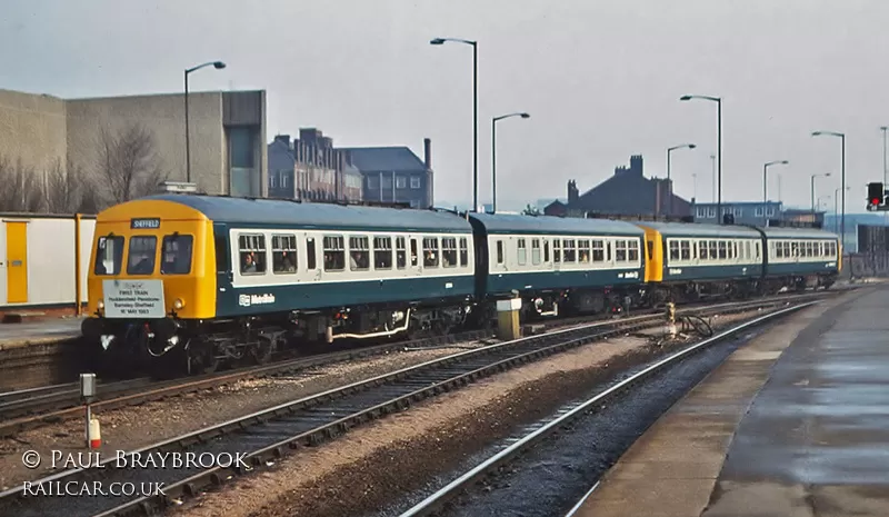 Class 101 DMU at Sheffield