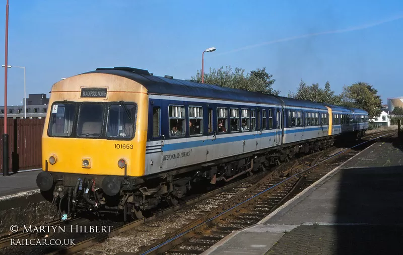 Class 101 DMU at Chorley