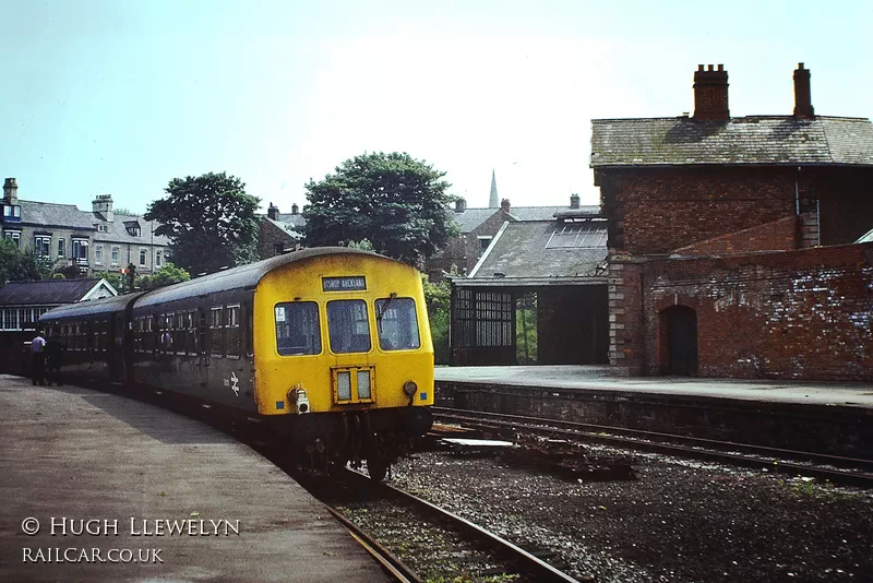 Class 101 DMU at Bishop Auckland