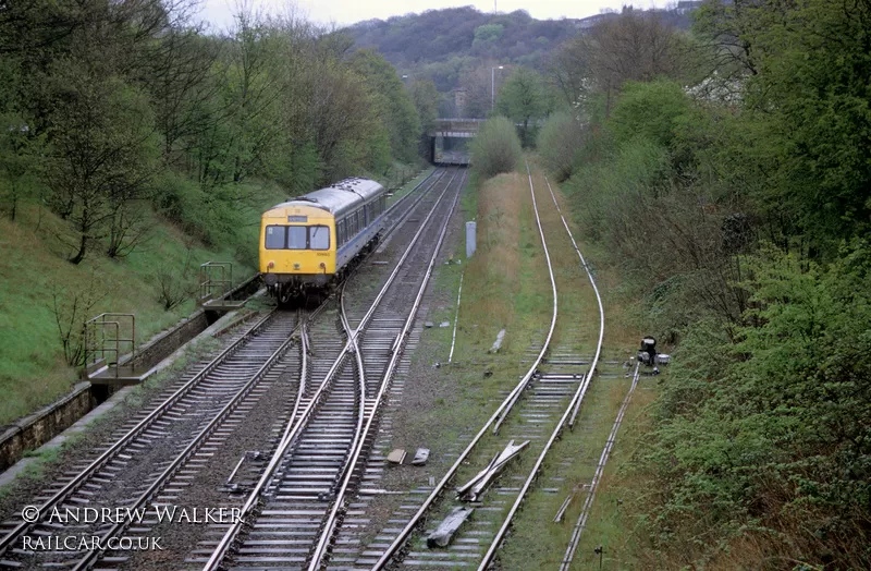 Class 101 DMU at Totley Tunnel East