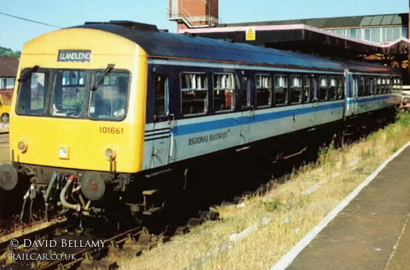 Class 101 DMU at Llandudno Junction