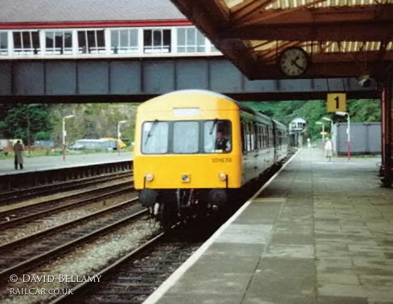 Class 101 DMU at Bangor