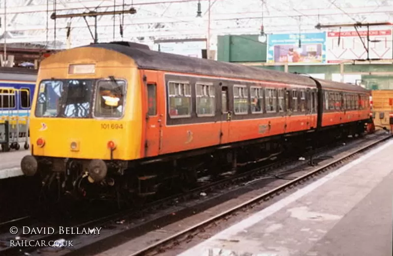 Class 101 DMU at Glasgow Central