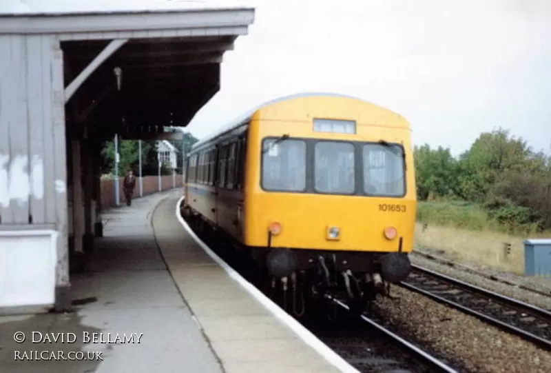 Class 101 DMU at Gainsborough Lea Road