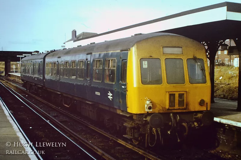 Class 101 DMU at Birkenhead North