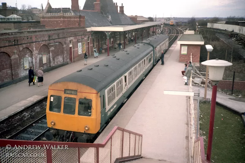 Class 101 DMU at Barnsley