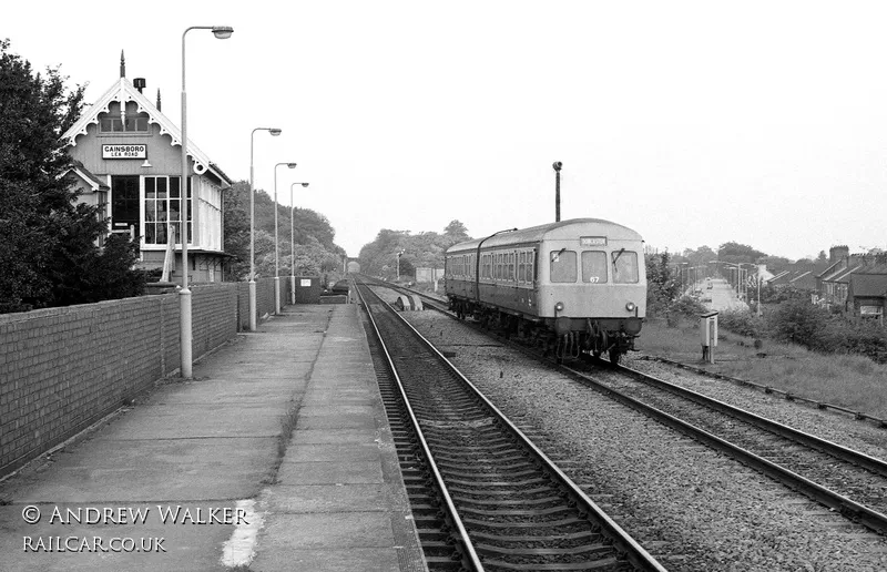 Class 101 DMU at Gainsborough Lea Road