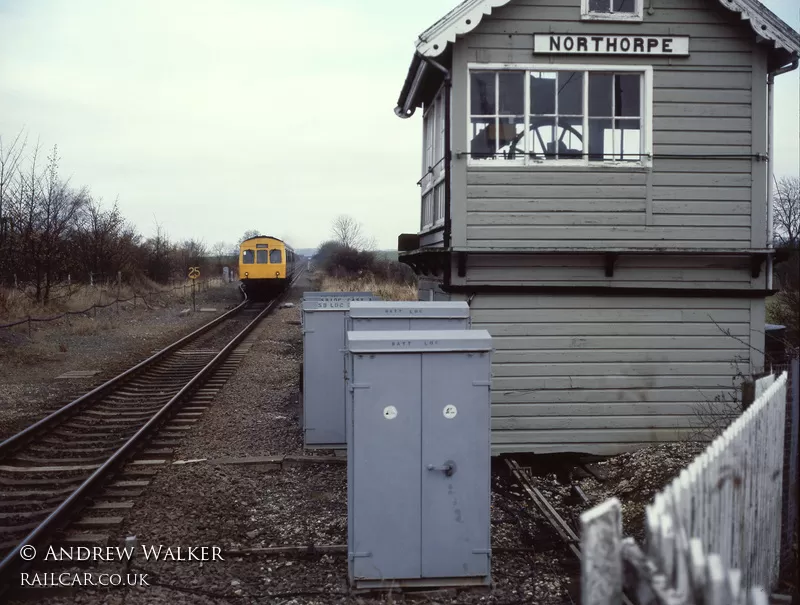 Class 101 DMU at Northorpe Crossing