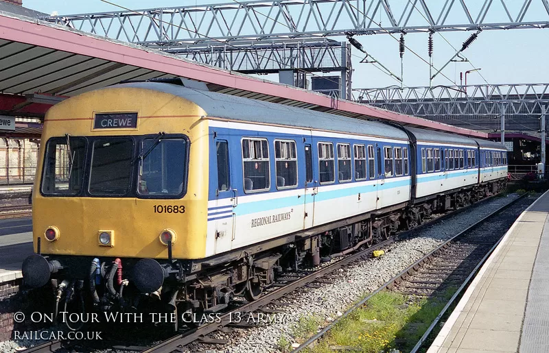 Class 101 DMU at Crewe