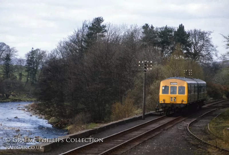 Class 101 DMU at Alston