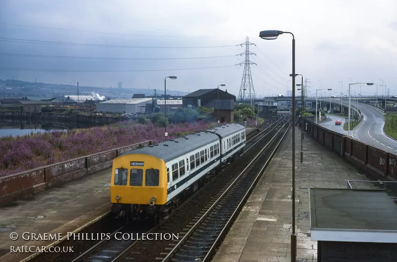 Class 101 DMU at Blaydon