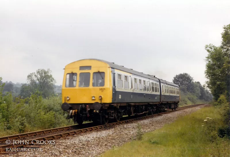 Class 101 DMU at near Dolau