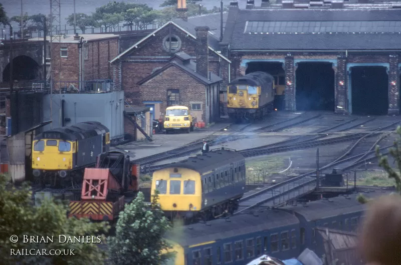 Class 101 DMU at Dundee depot