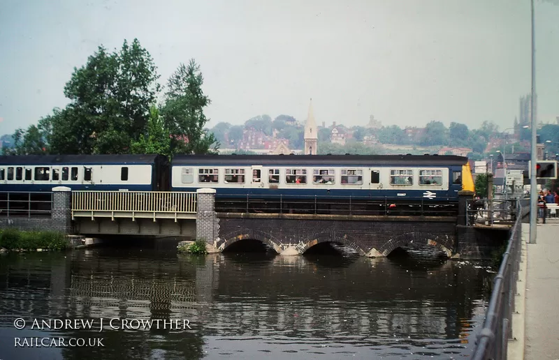 Class 101 DMU at Brayford Pool