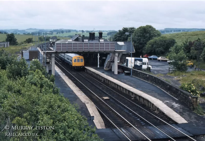 Class 101 DMU at Alnmouth