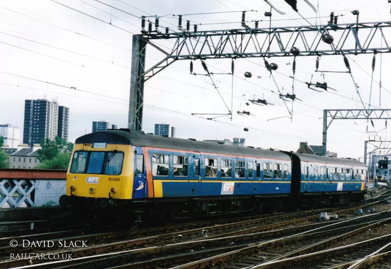 Class 101 DMU at Glasgow Central