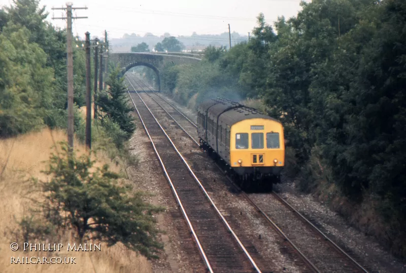 Class 101 DMU at Croft Stanton