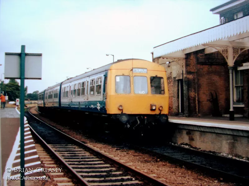 Class 101 DMU at Saxmundham