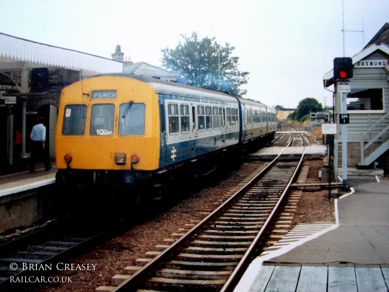 Class 101 DMU at Saxmundham