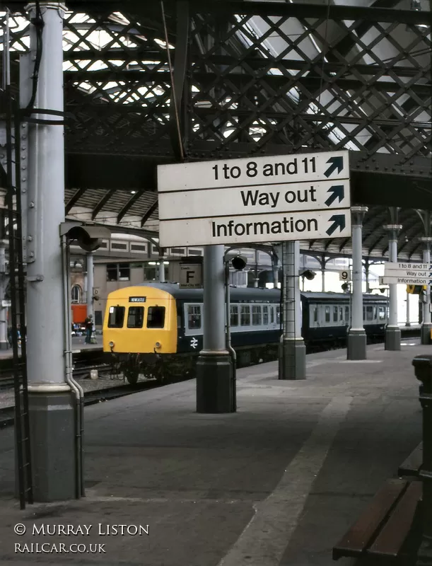 Class 101 DMU at Newcastle Central
